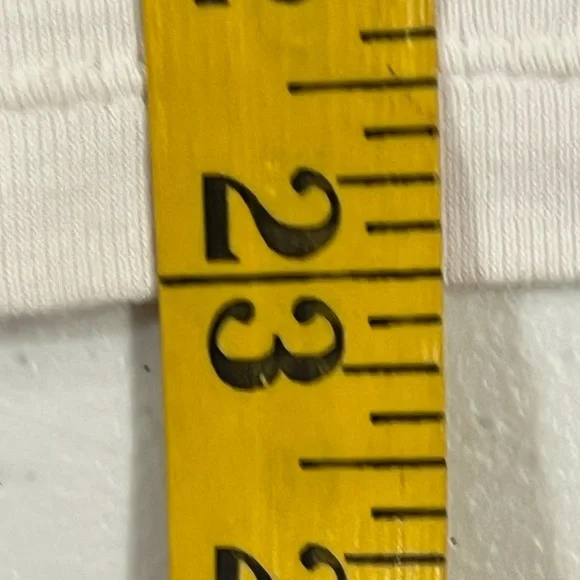 LOFT whited Fitted tee shirt. Long sleeve, v neck size small - Picture 6 of 7